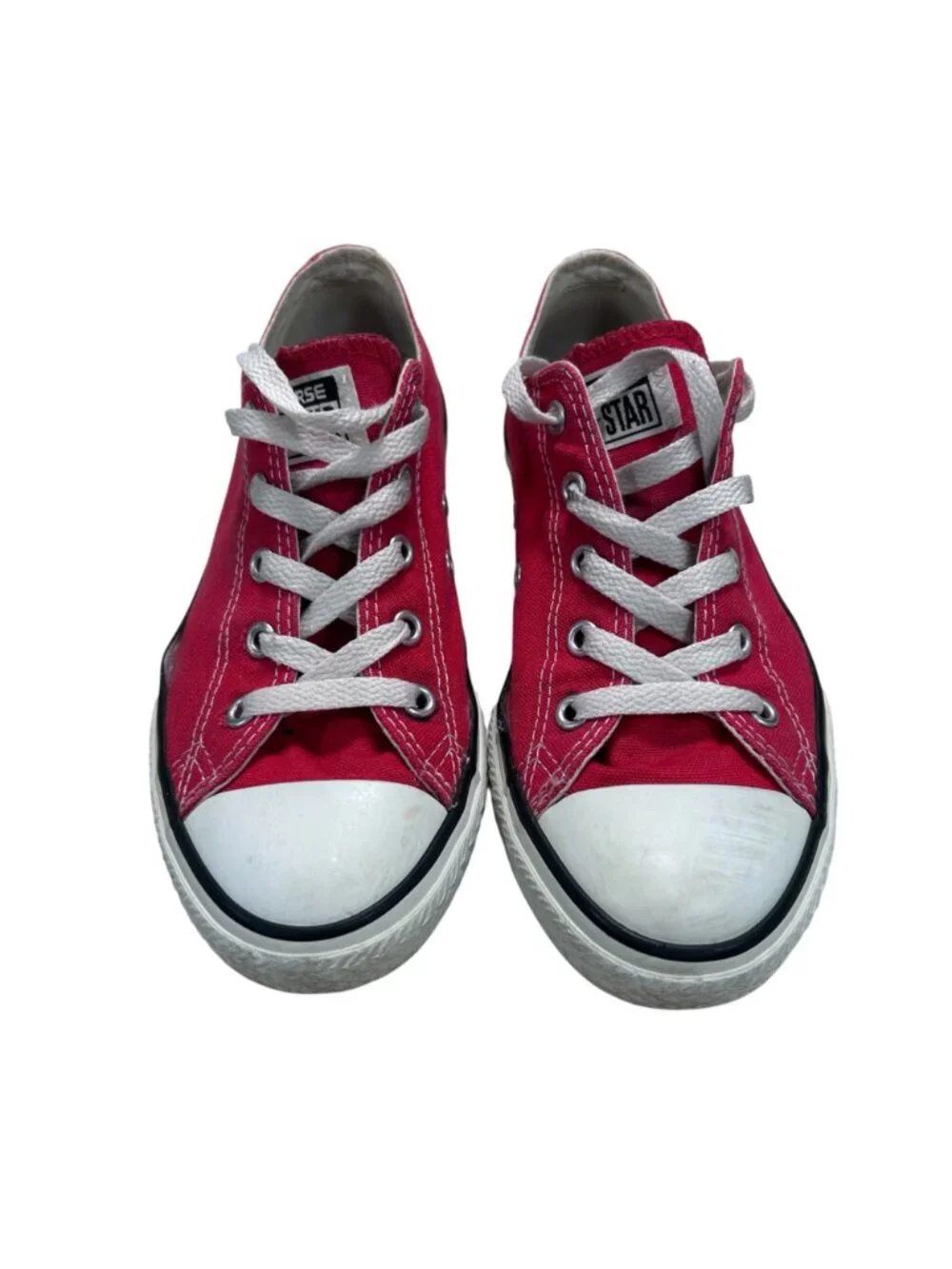 Converse 3 Kids Red Sneaker Skater Streetwear Casual Flaw